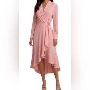Halara Ruffle High-Low Wrap Dress Size XL